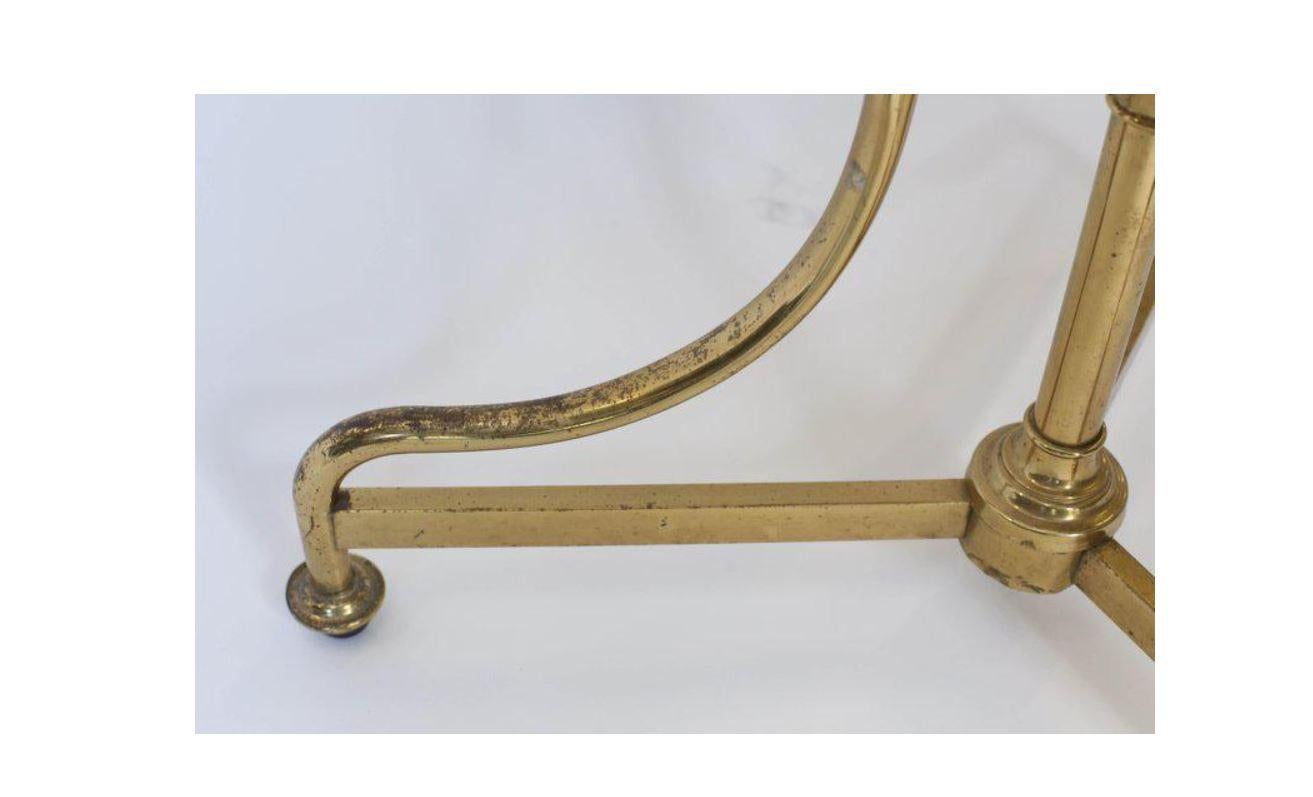 Mid-20th Century French Brass Revolving Plate Stand 4