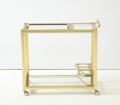 Mid 20th Century French Brass Trolley