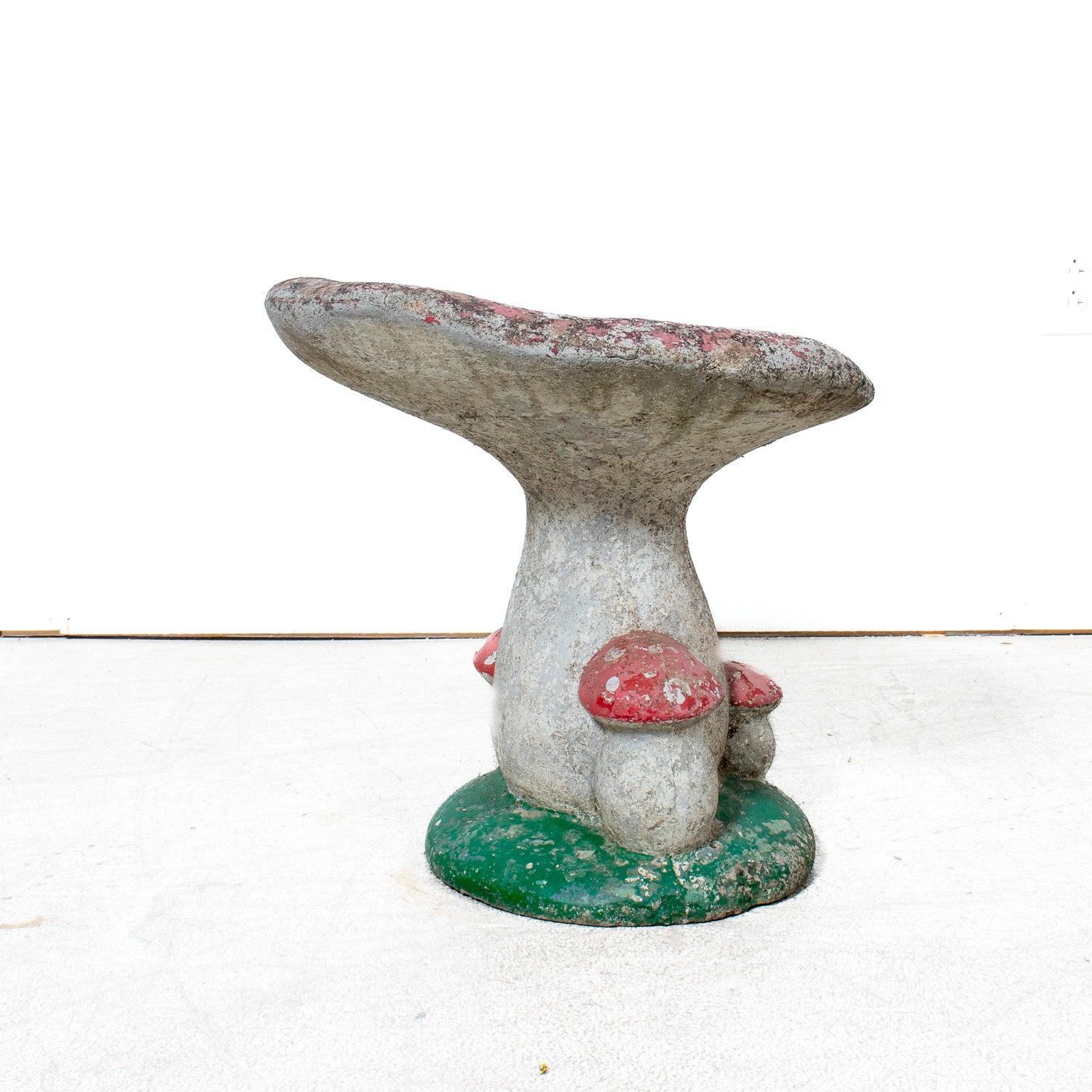 Mid-20th Century French Cast Concrete Mushroom Garden Ornament or Sculpture For Sale 5