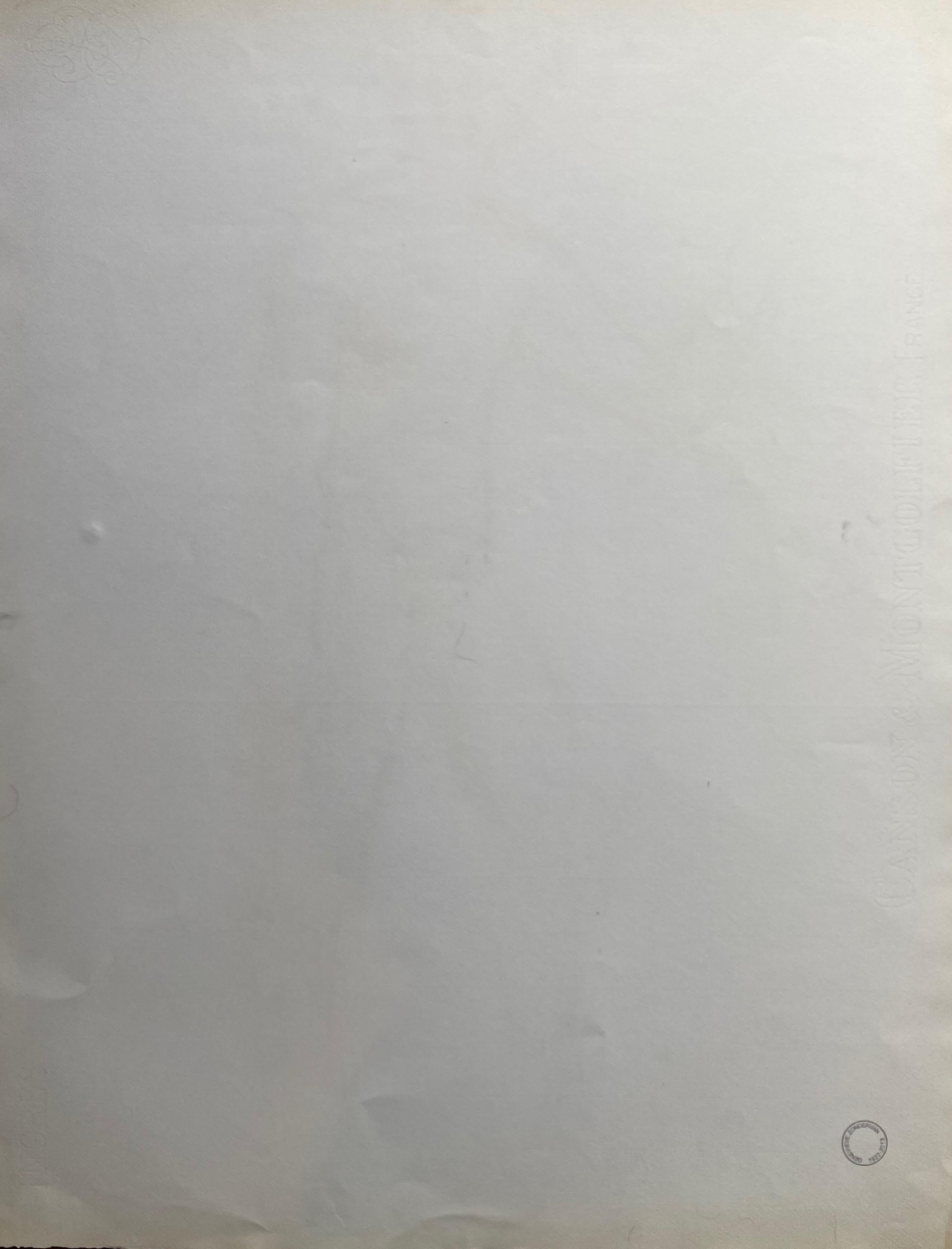 Dibujo al carboncillo francés de mediados del siglo XX - Retrato de un hombre desnudo de pie en Bueno estado para la venta en Cirencester, GB