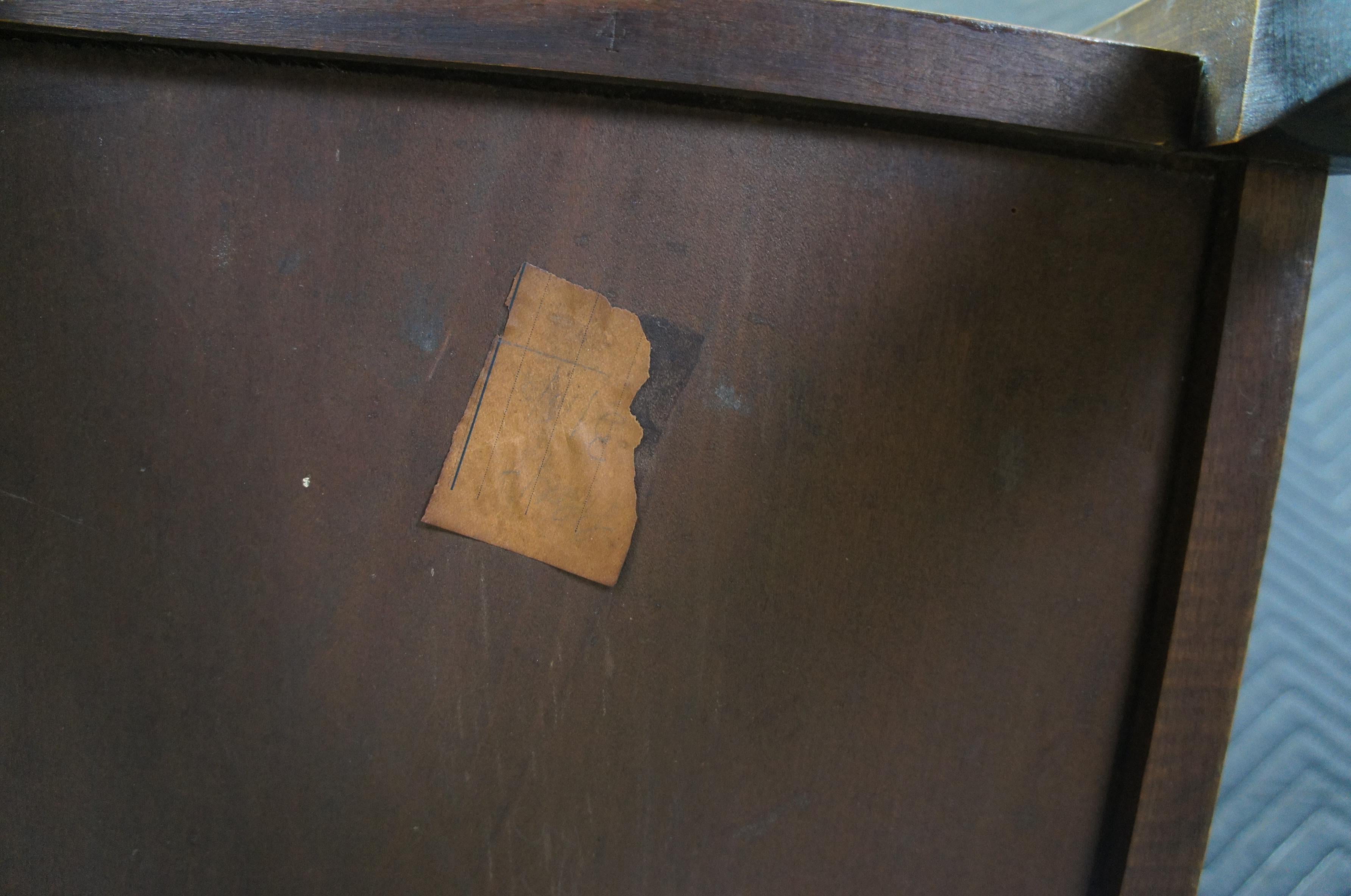 Verstellbarer Klavierhocker/ Foyer Bench aus französischem Mahagoni aus der Mitte des 20. Jahrhunderts im Angebot 7