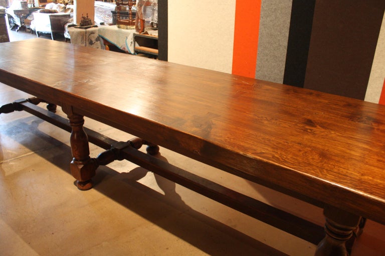 Mid-20th Century French Dining Room Table For Sale 3