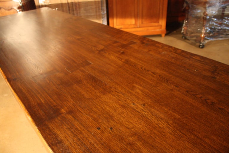 Mid-20th Century French Dining Room Table For Sale 4