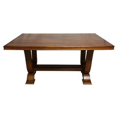 Mid-20th Century French Dining Table with 2 Extensions