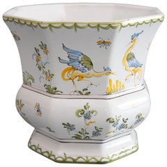 Fioriera Lallier à Moustiers in faience della metà del XX secolo
