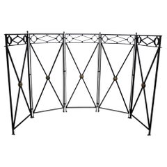 Mid-20th Century French Iron Gates, Circa 1940, Set of 5 Pieces