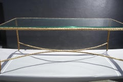 Mid-20th Century French Gilt Bronze Coffee Table