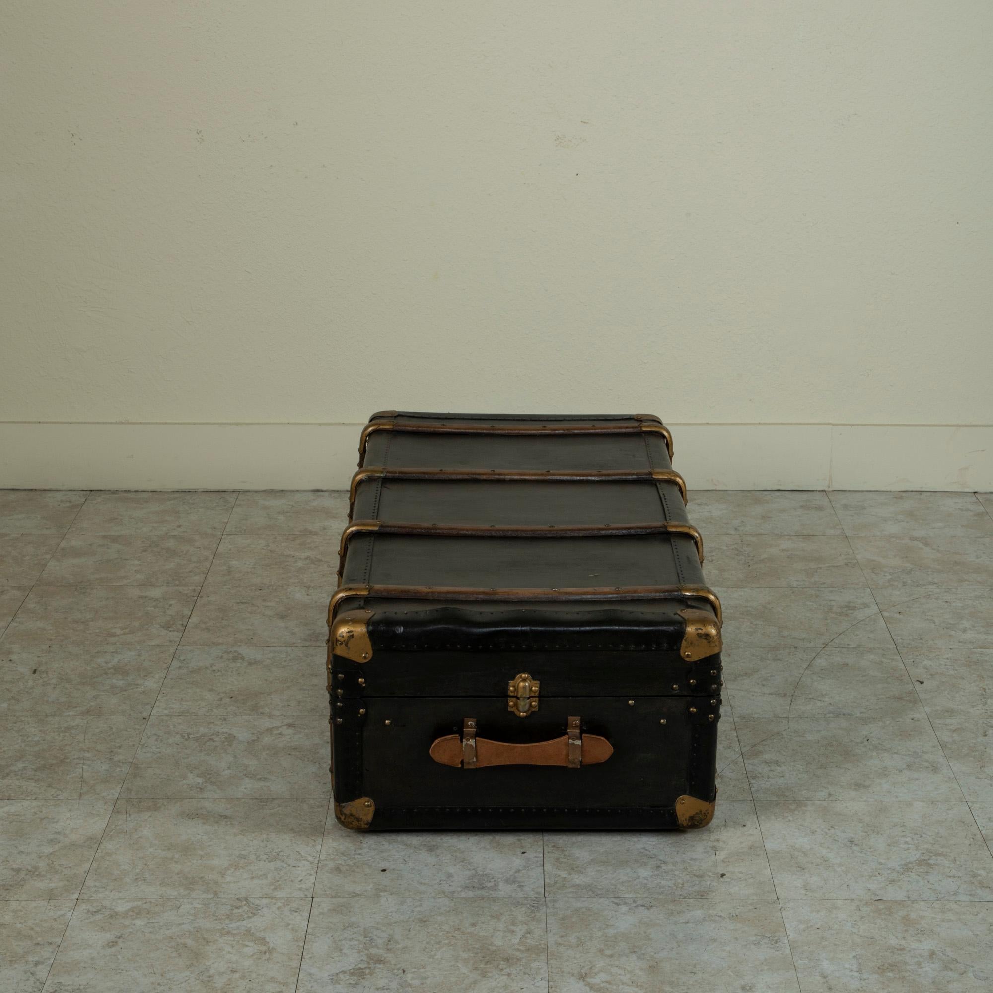 french steamer trunk