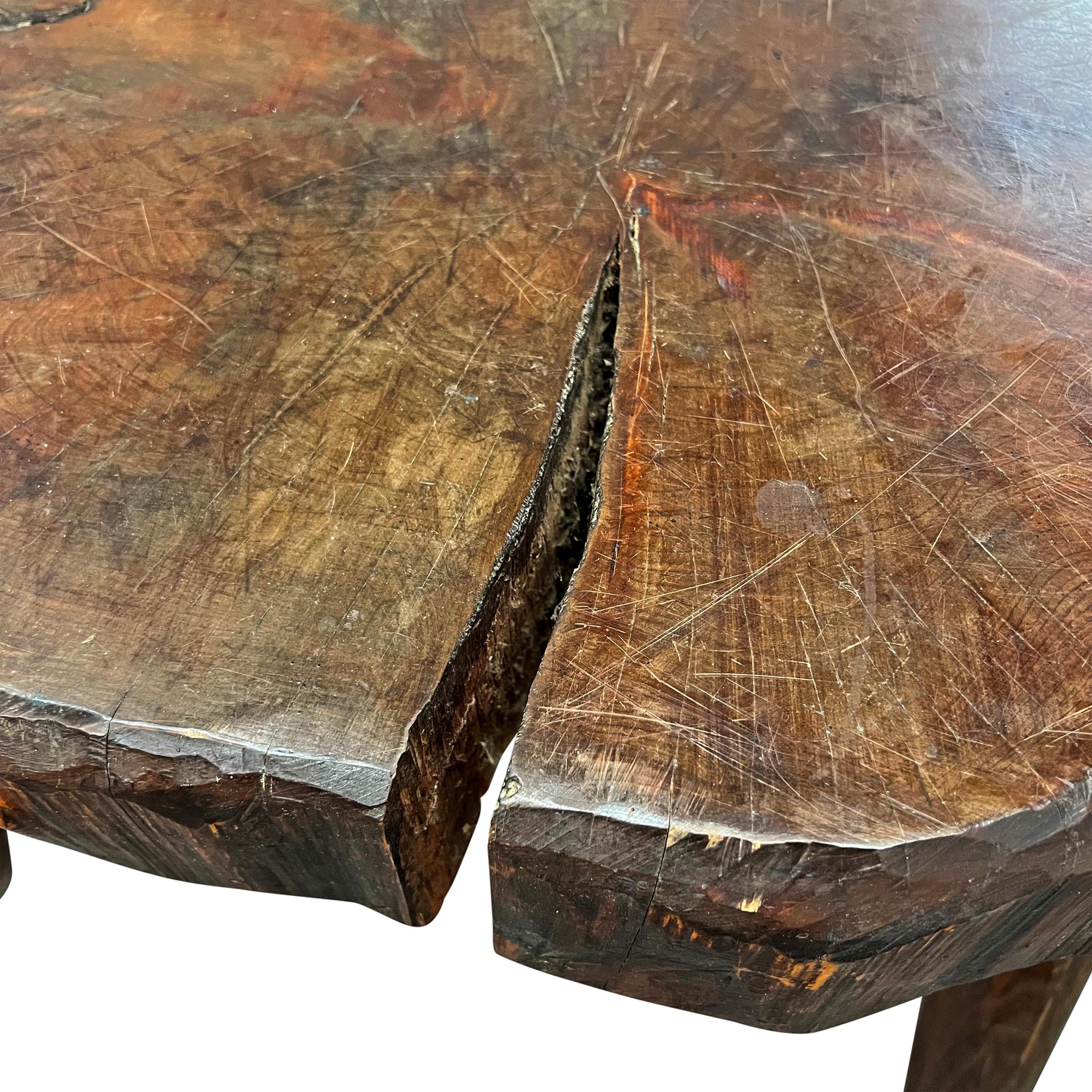 Mid-20th Century French Live-Edge Table 5