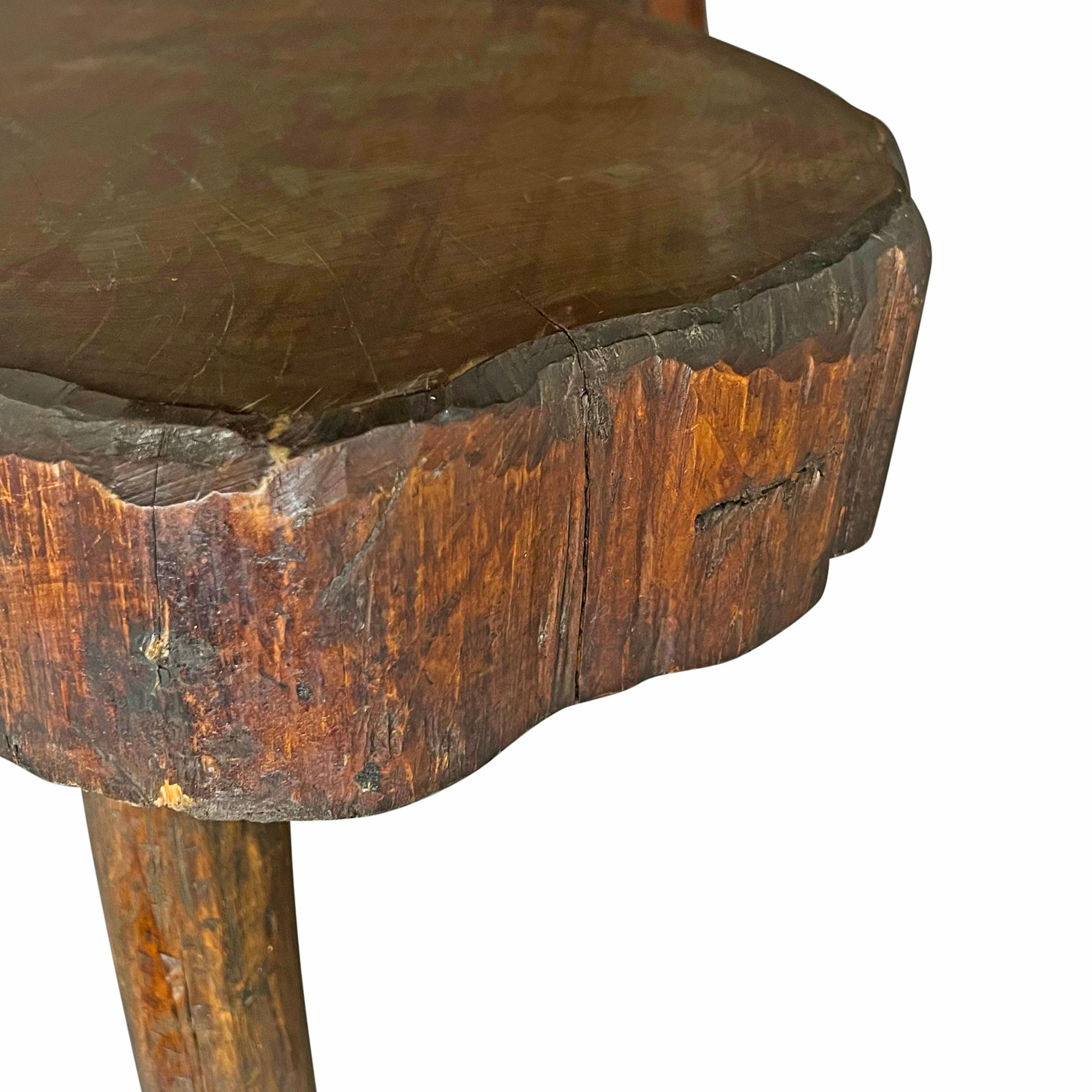 Mid-20th Century French Live-Edge Table 7