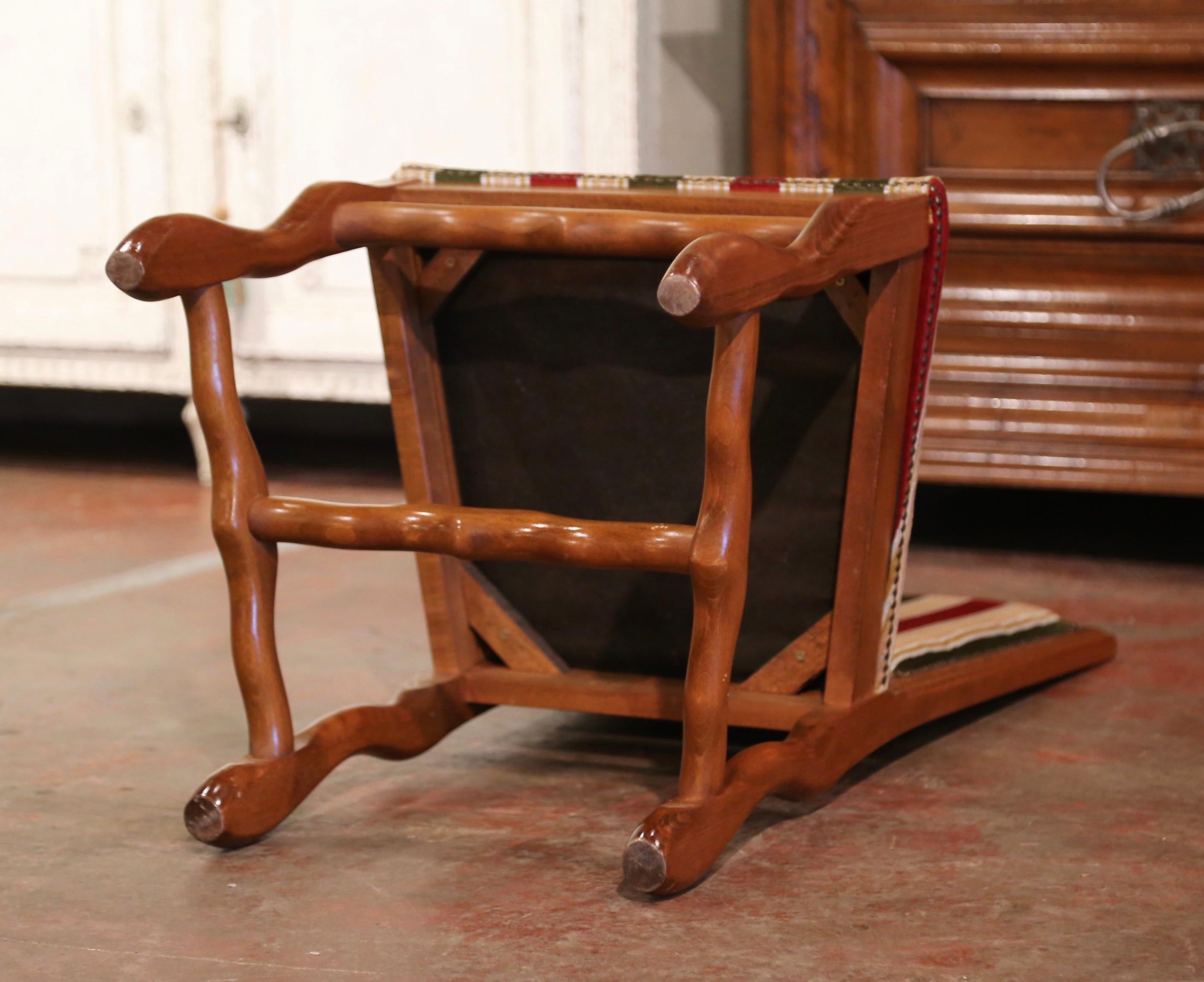 Mid-20th Century French Louis XIII Carved Sheep Bone Dining Chairs, Set of Six For Sale 9