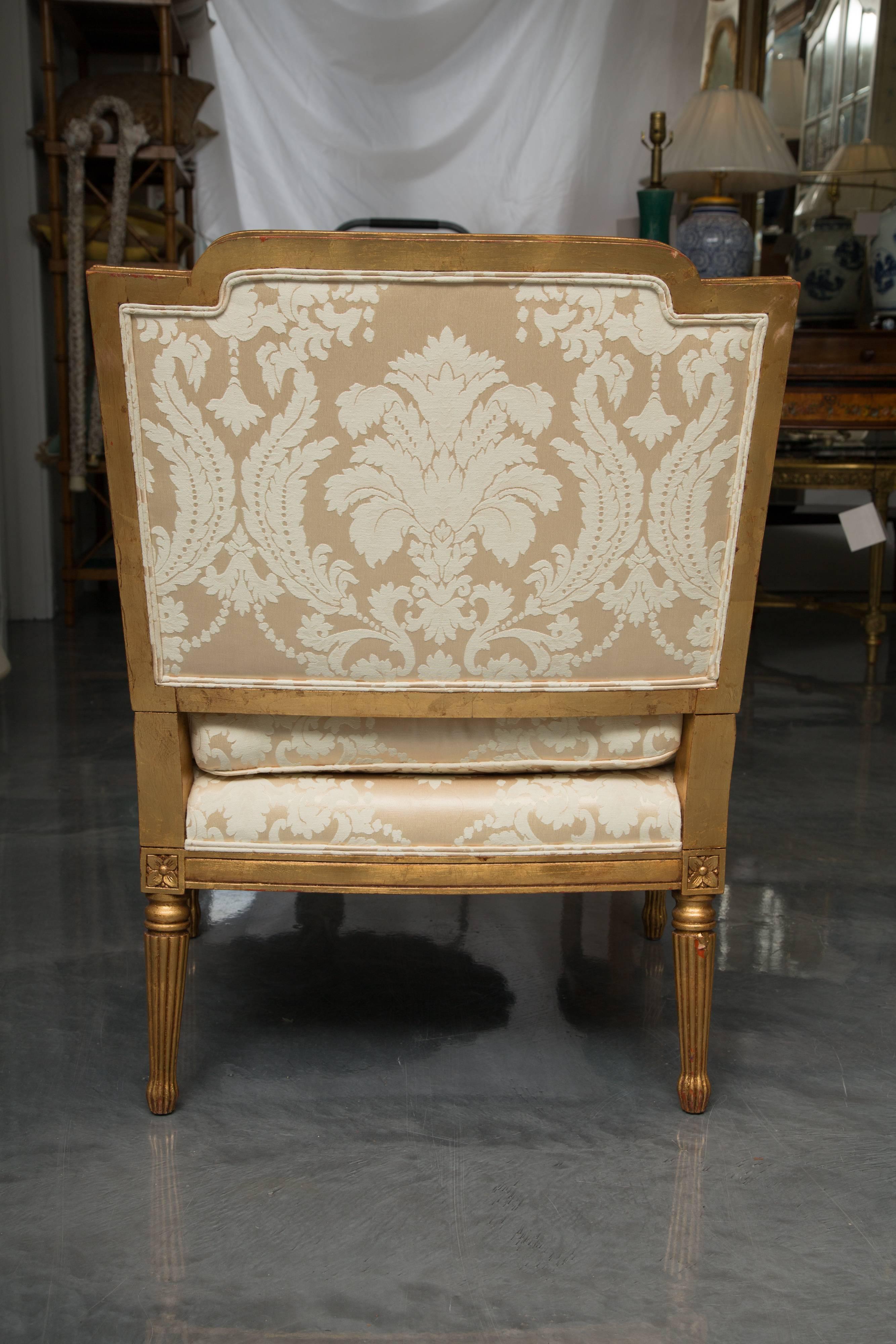 American Mid-20th Century French Louis XVI Fauteuil Chairs