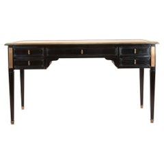 Mid-20th Century French Louis XVI Style Ebonised Writing Desk