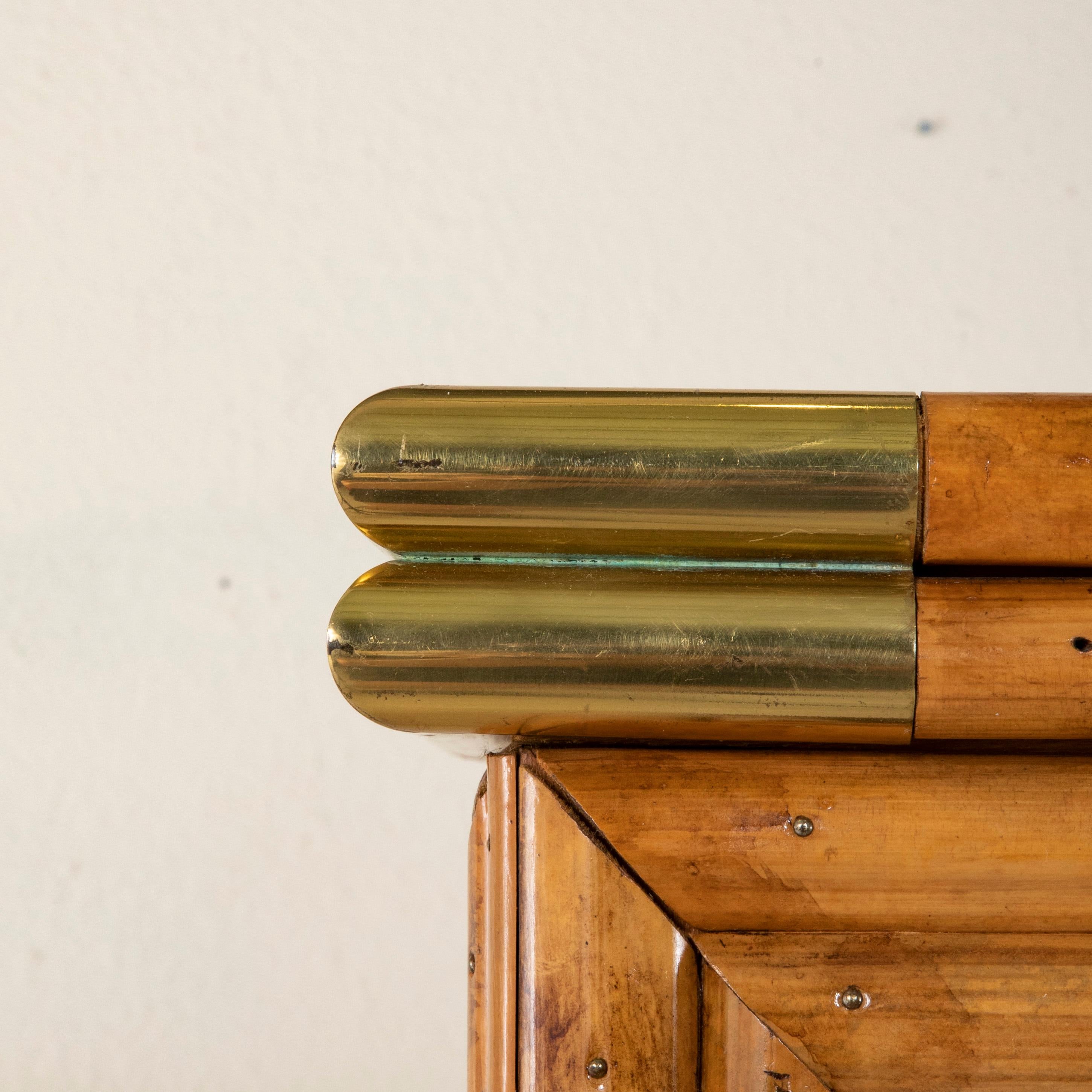 Mid-20th Century French Maison Jansen Bamboo Vitrine, Bookcase, Bibliotheque 5