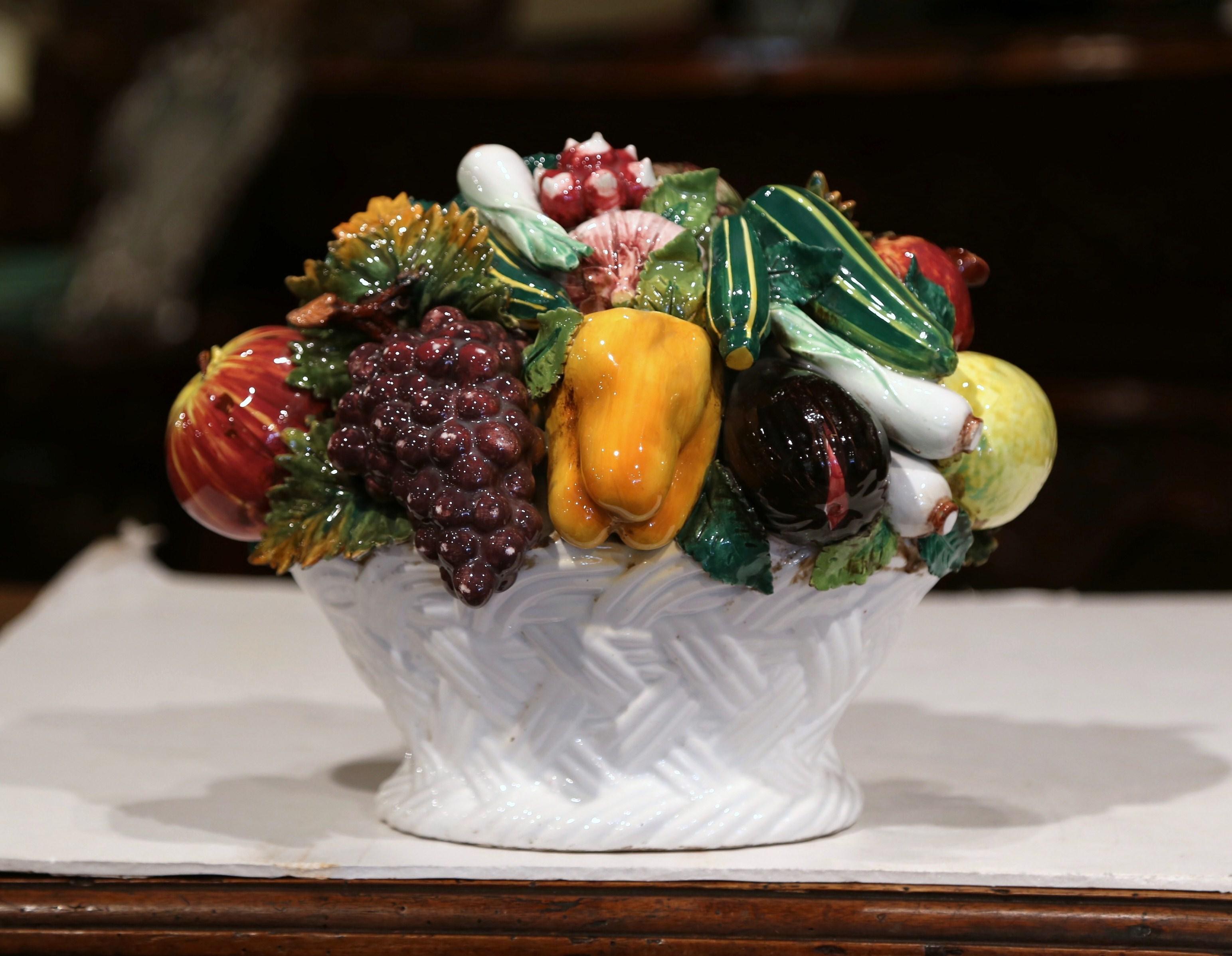 ceramic fruit basket