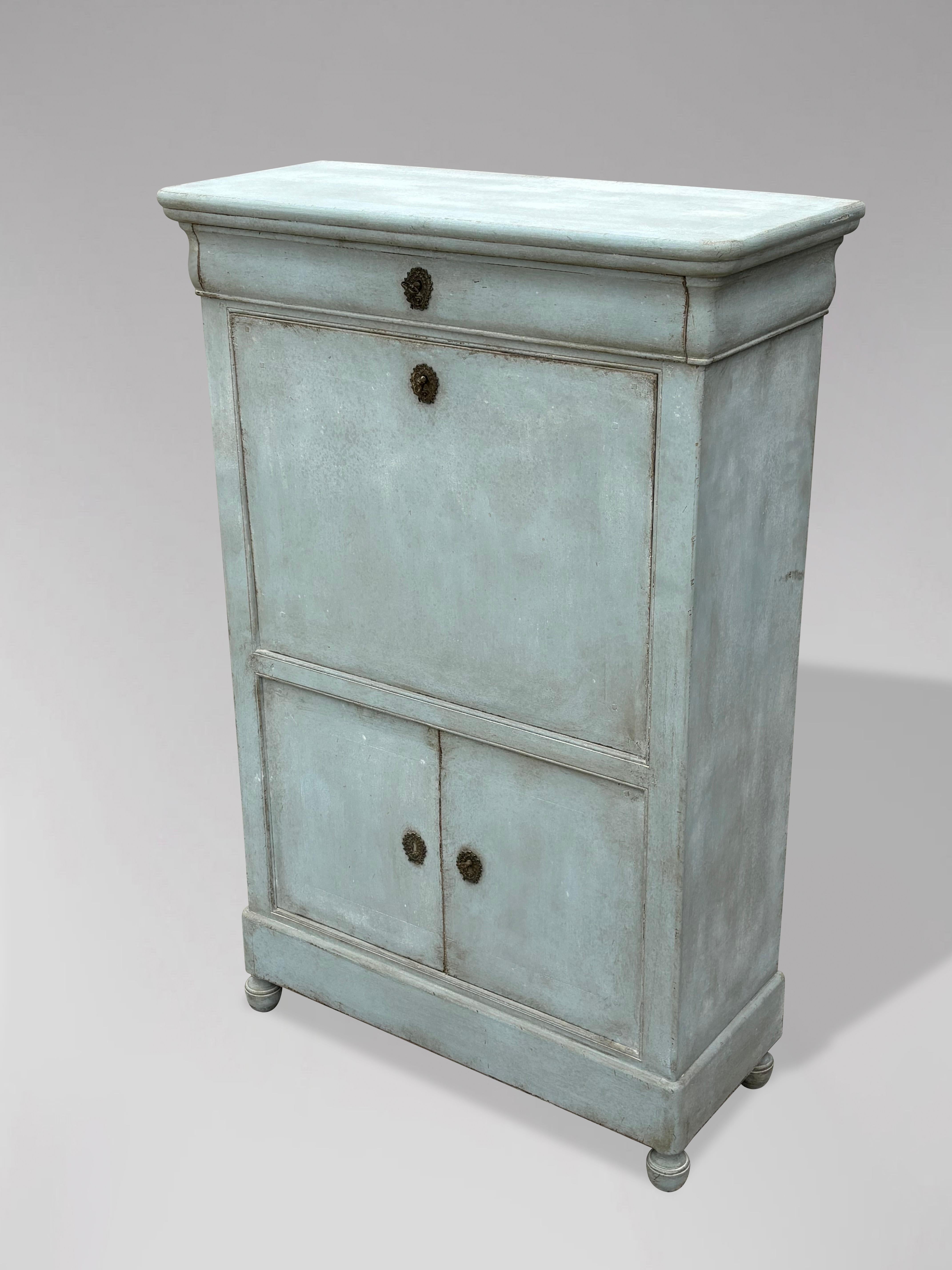 Mid 20th Century French Painted Escritoire Bureau 4