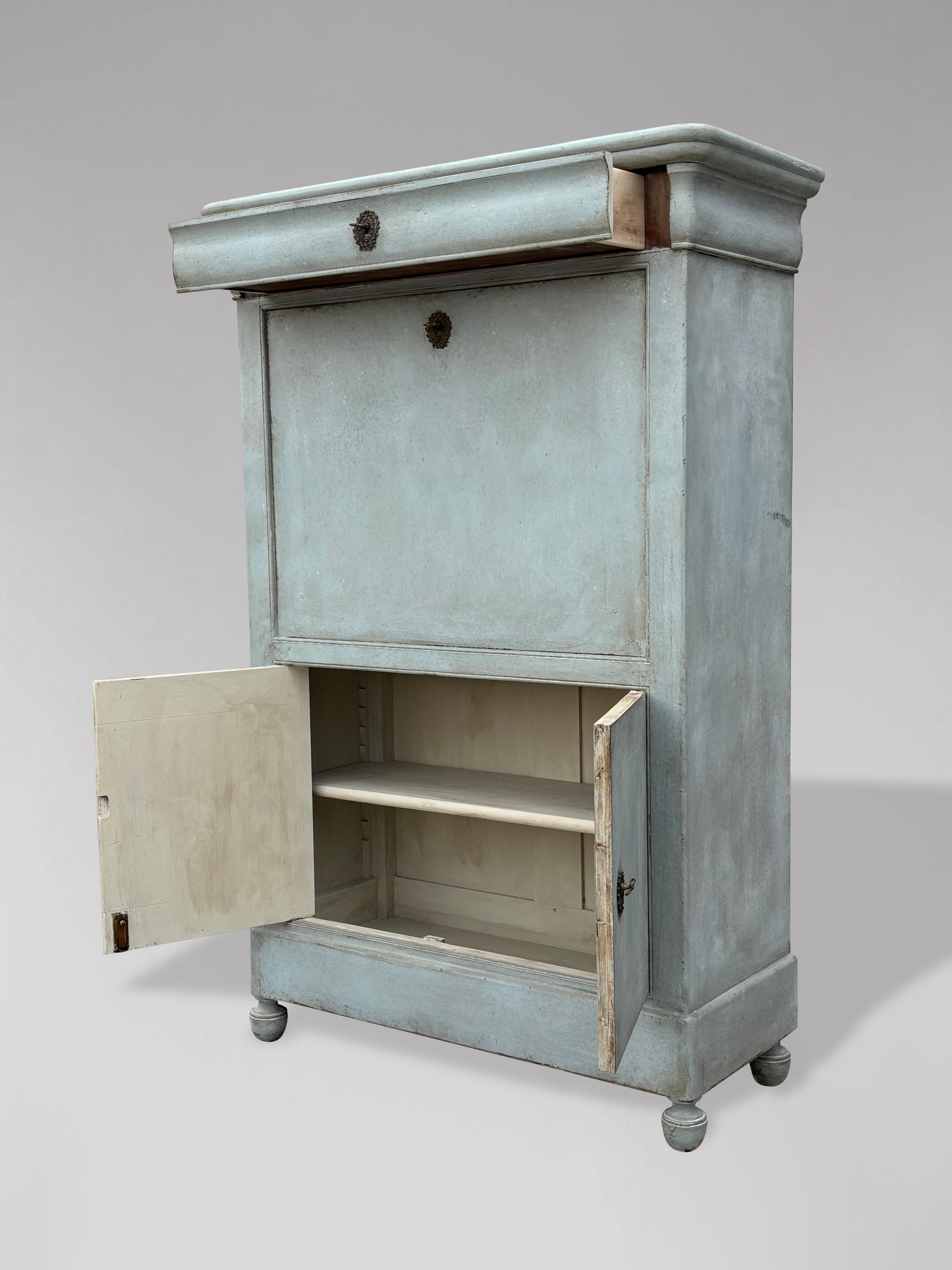 Mid 20th Century French Painted Escritoire Bureau 5