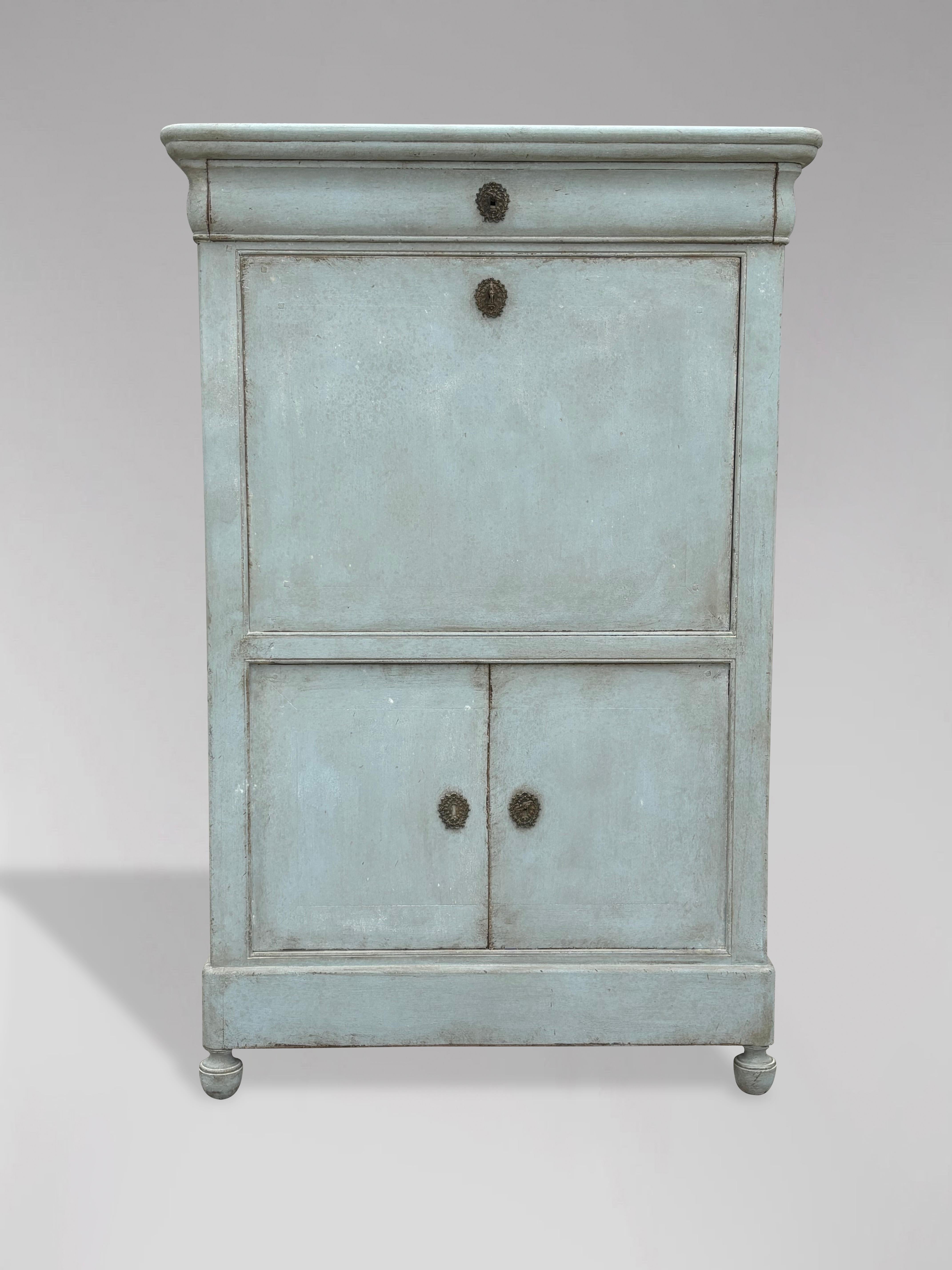 Louis Philippe Mid 20th Century French Painted Escritoire Bureau