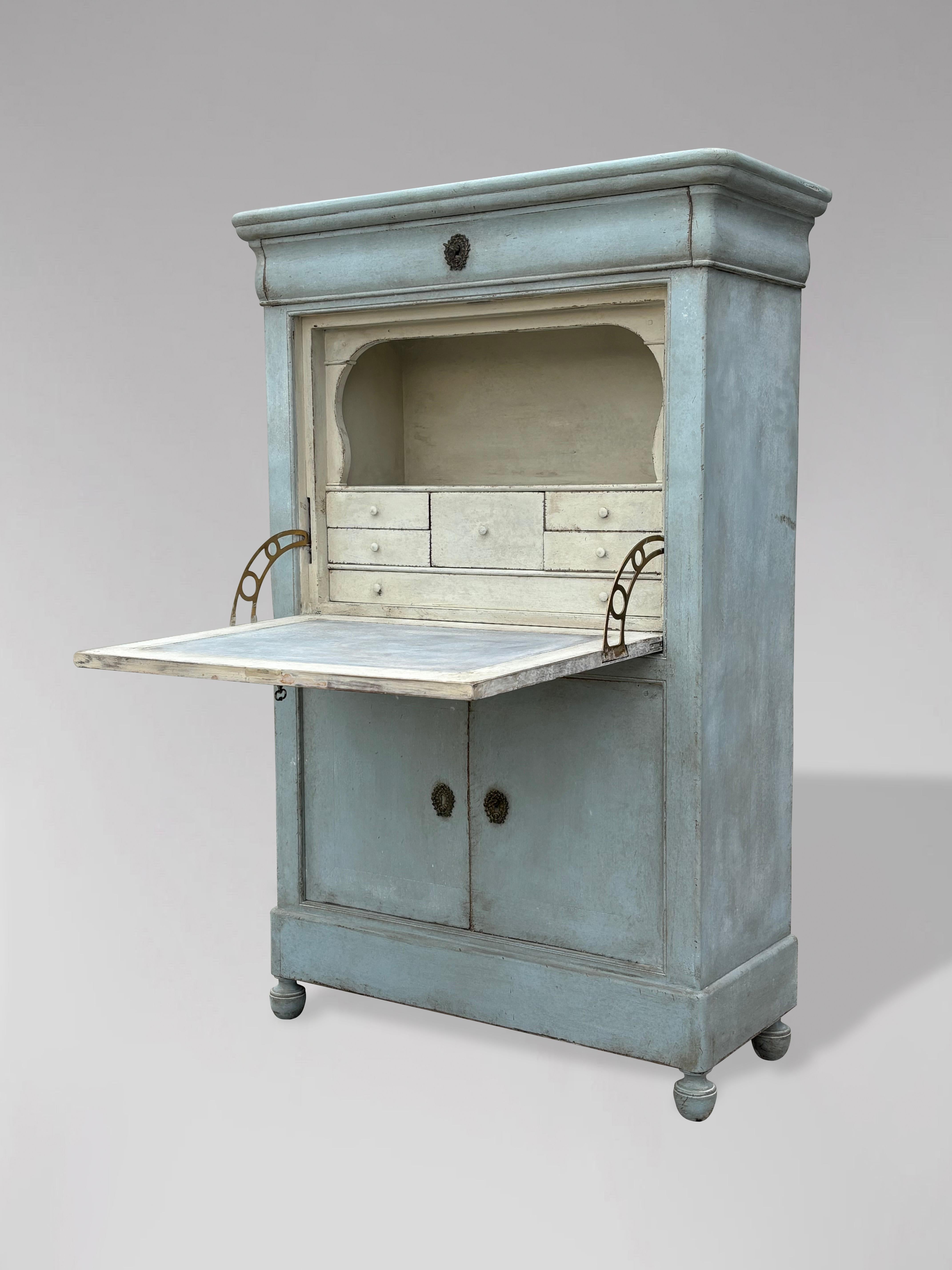 Mid 20th Century French Painted Escritoire Bureau 3