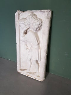 Mid-20th Century French Plaster Ornament of a Person of Classical Antiquity