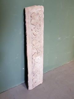 Mid-20th Century French Plaster Ornament with a Grape Vine