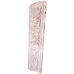Mid-20th Century French Plaster Ornament with a Grape Vine