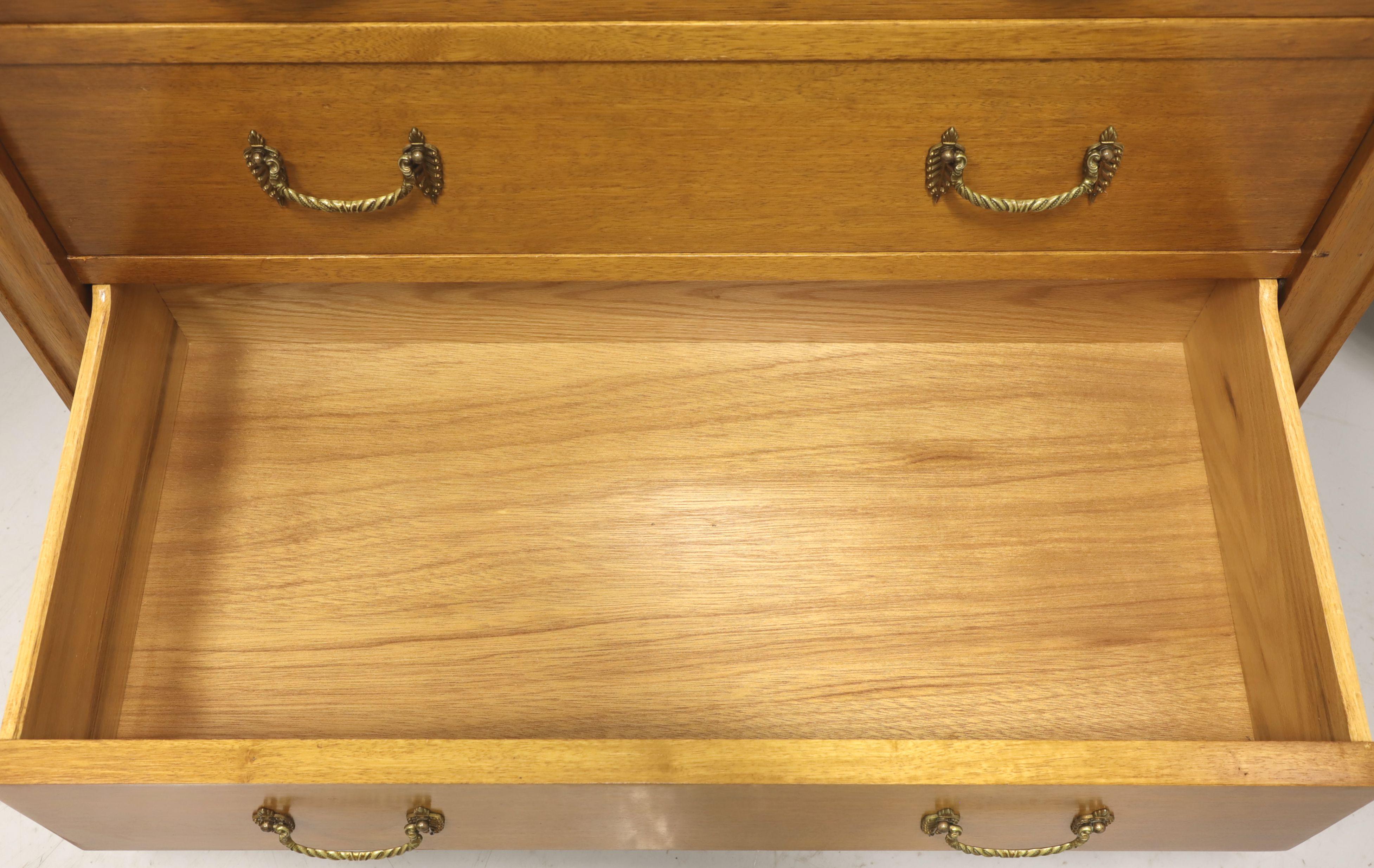 Mid 20th Century French Provincial Louis XVI Chest on Chest For Sale 4