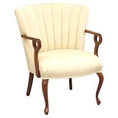 Mid 20th Century French Provincial Style Channel Back Accent Chair