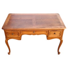 Mid 20th Century French Provincial Style Walnut Writing Desk
