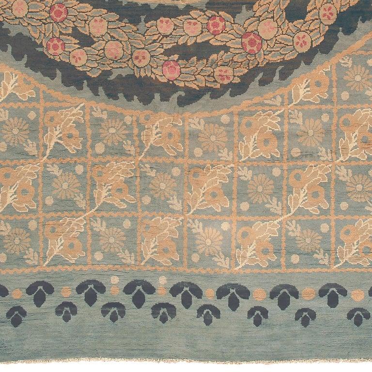 Französischer Teppich aus der Mitte des 20. im Angebot 1