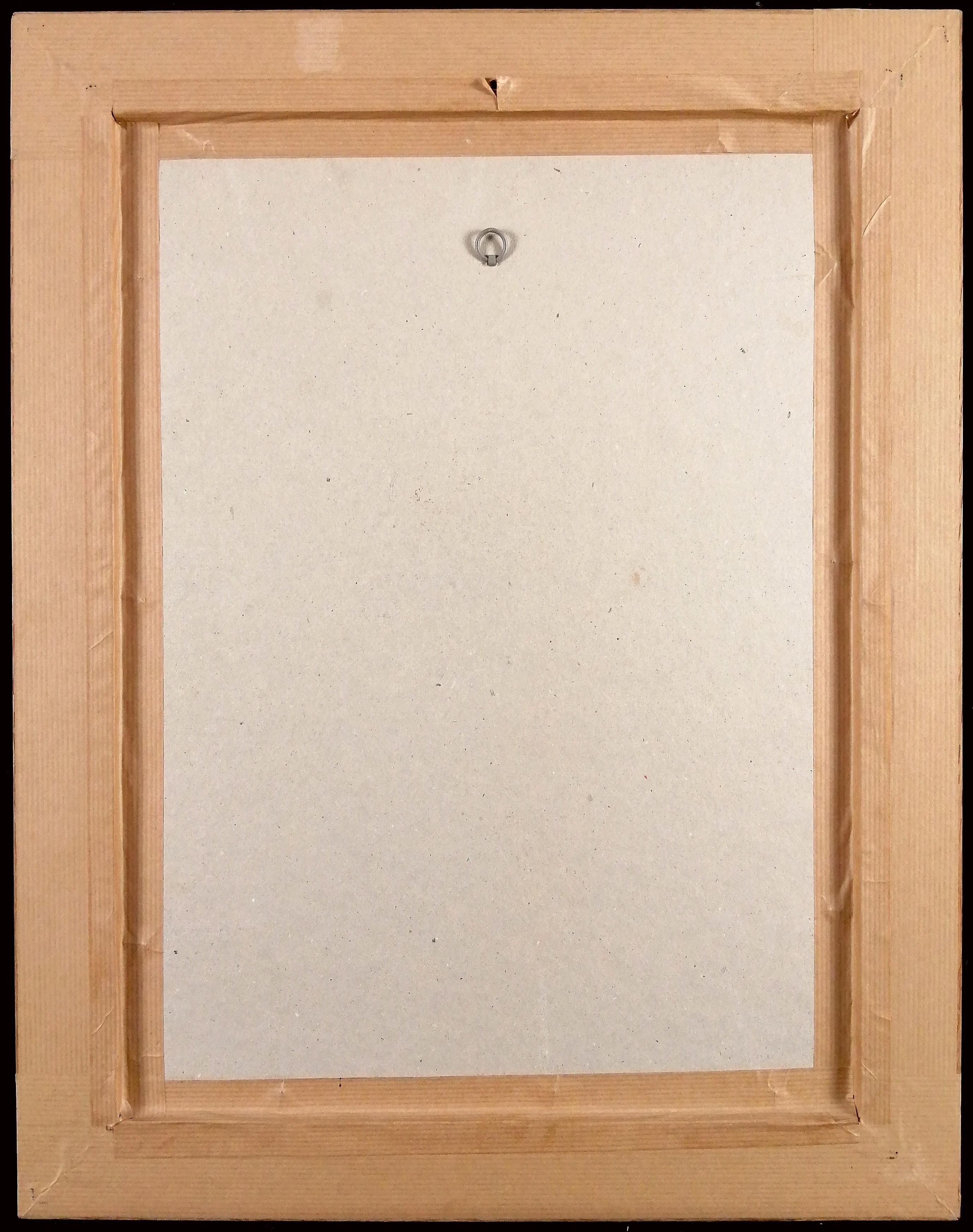 Porträt einer Dame - Französisches figuratives modernistisches Ölgemälde aus der Mitte des Jahrhunderts im Angebot 2