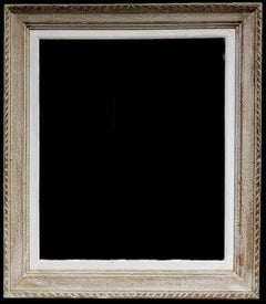 French Mid Century Vintage Grey Shabby Chic Picture Frame