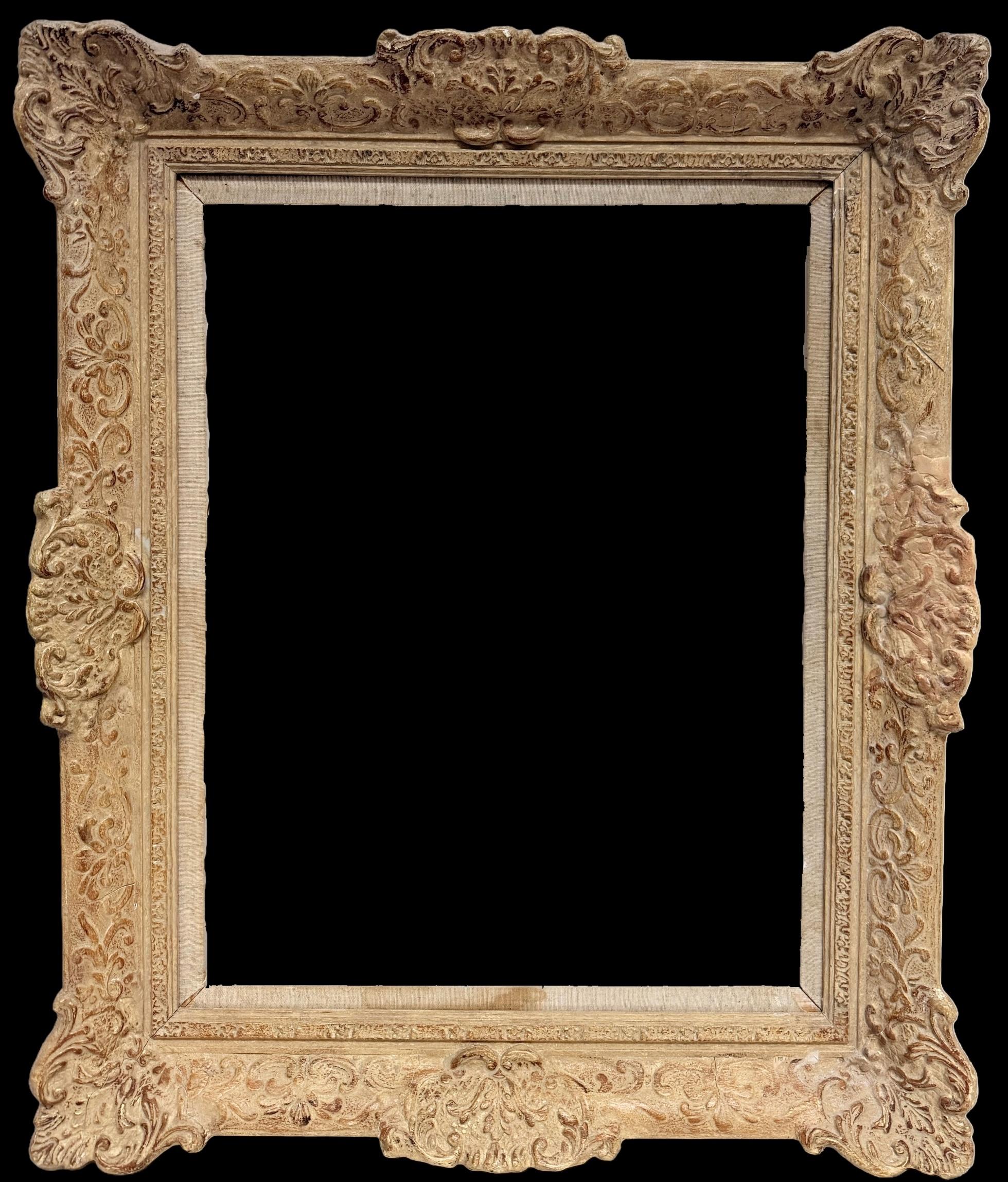 French Rococo Stil dekorative Mitte des 20. Jahrhunderts Bilderrahmen