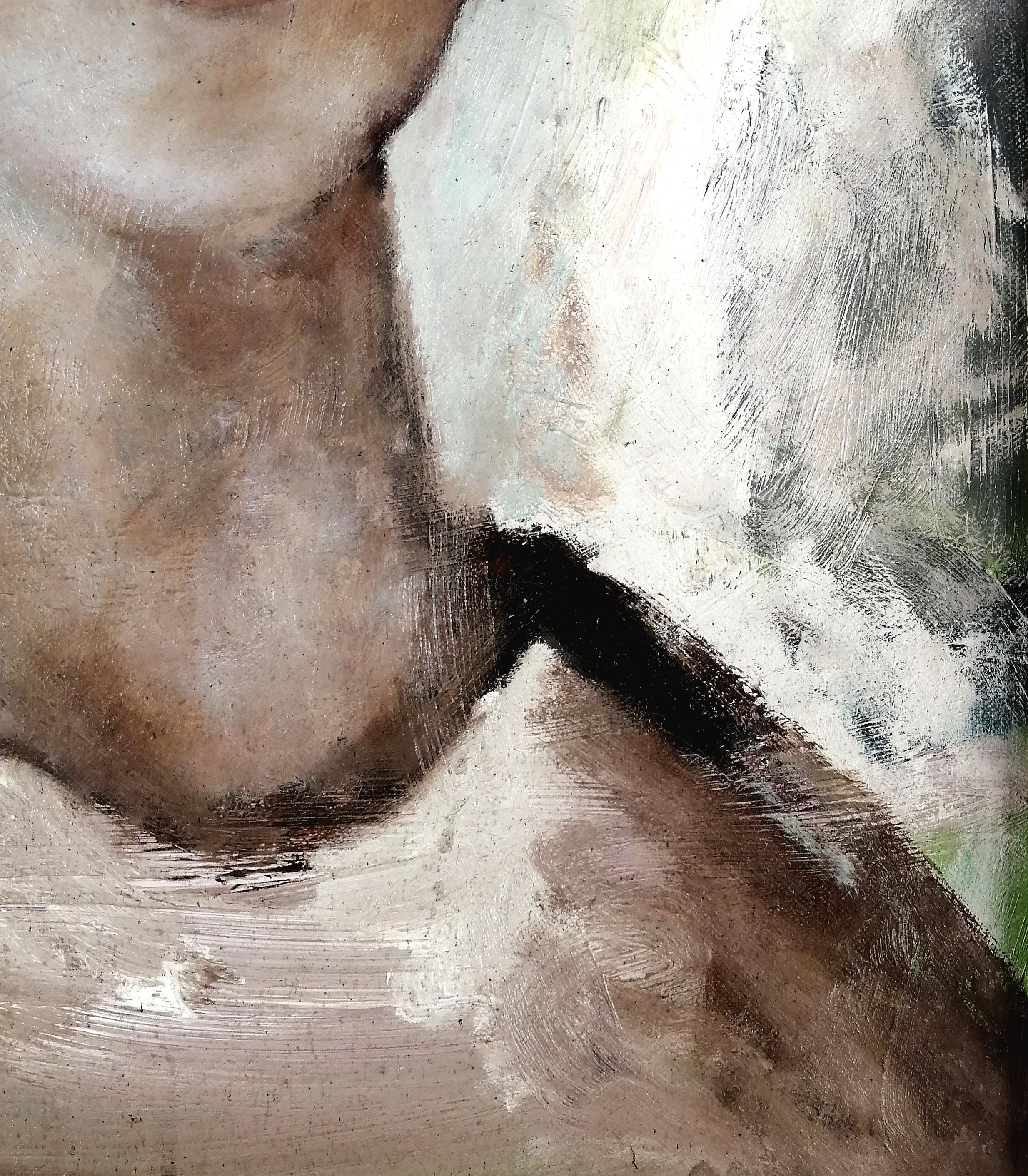 Precioso óleo sobre lienzo modernista francés de mediados del siglo XX que representa el estudio de la cabeza de un niño.

Trabajo de excelente calidad en muy buen estado original. Firmado indistintamente abajo a la derecha y presentado en su marco