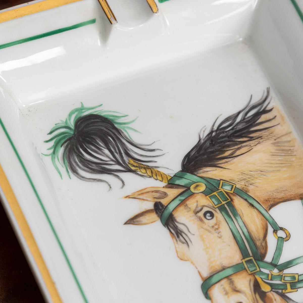 Mid-20th Century French Set of Four Equestrian Ash Trays by Hermès 12