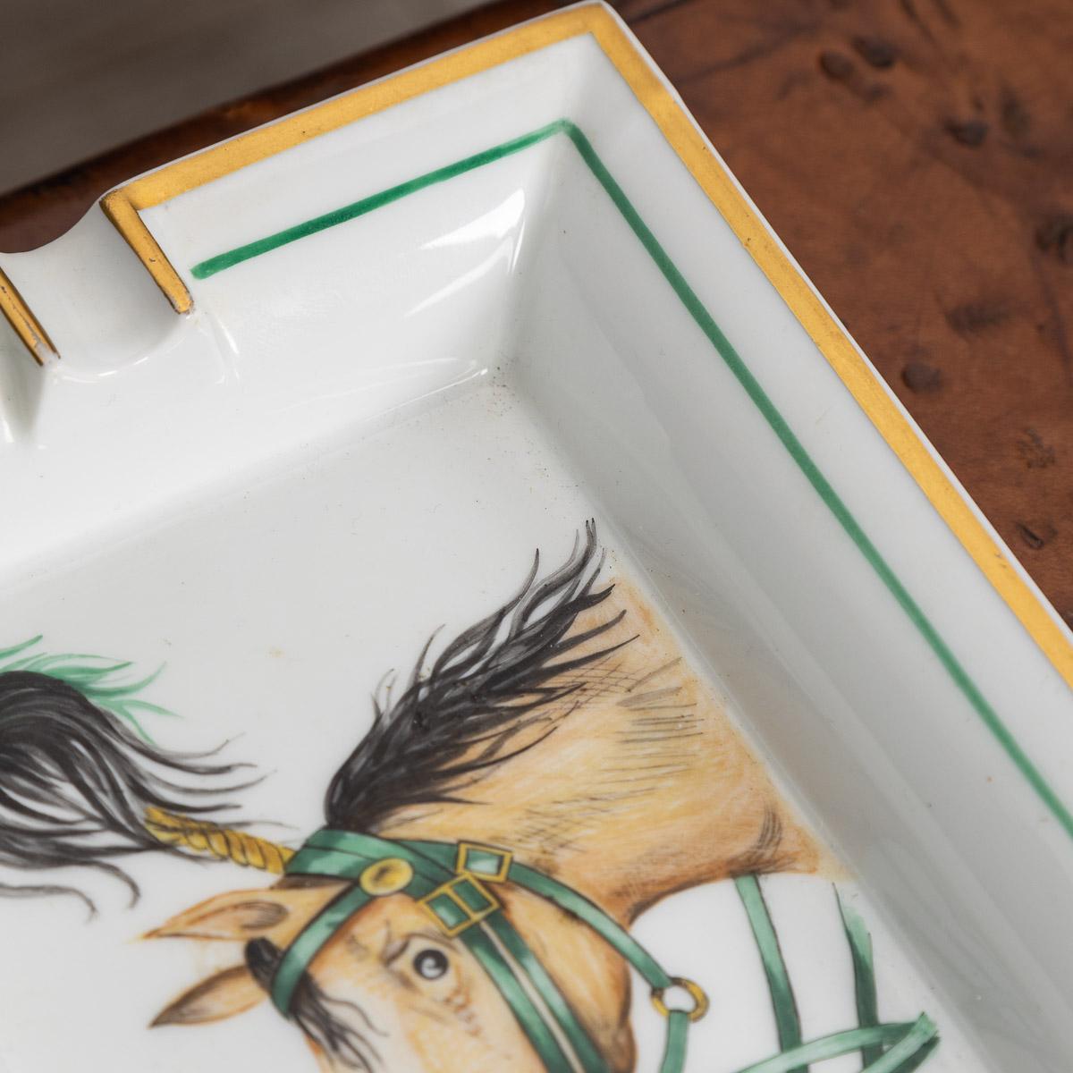 Mid-20th Century French Set of Four Equestrian Ash Trays by Hermès 13