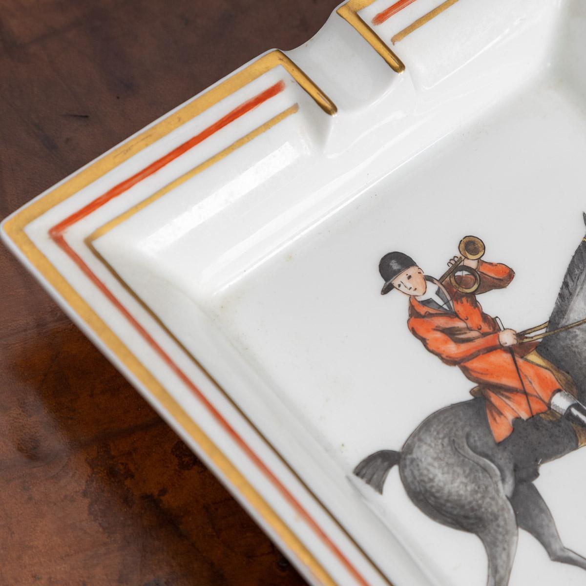 Mid-20th Century French Set of Four Equestrian Ash Trays by Hermès 14