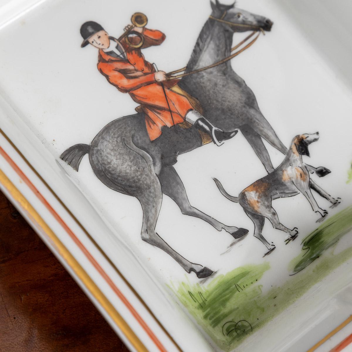 Mid-20th Century French Set of Four Equestrian Ash Trays by Hermès 16