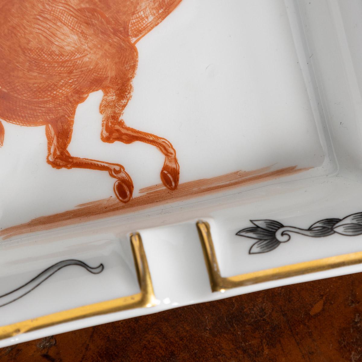 Mid-20th Century French Set of Four Equestrian Ash Trays by Hermès 4