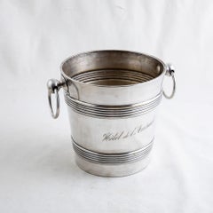 Mid-20th Century French Silver Plate Champagne Bucket