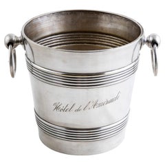 Mid-20th Century French Silver Plate Champagne Bucket