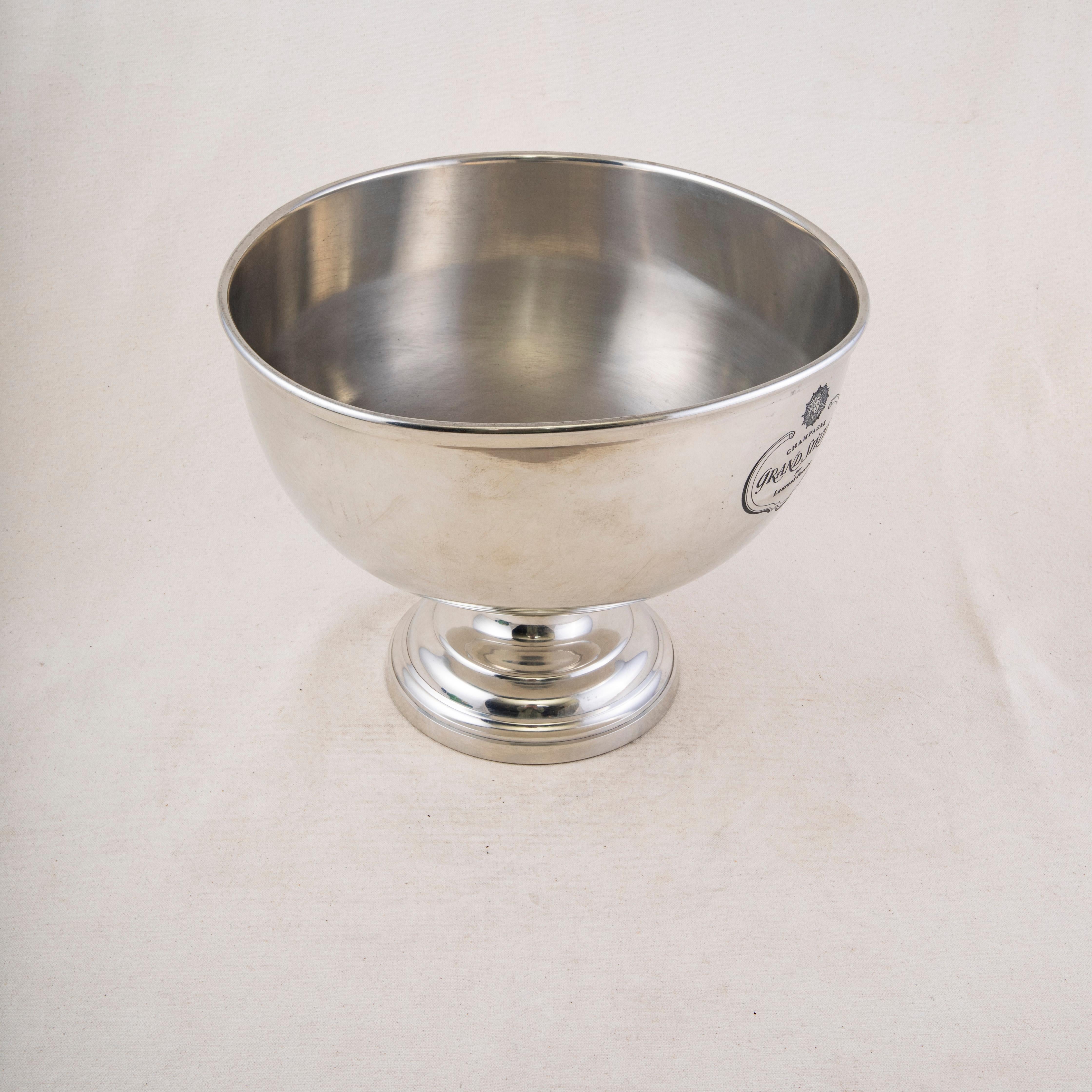 champagne bowl silver