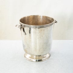Mid-20th Century French Silver Plate Lido Cabaret Champagne Bucket, Ice Bucket