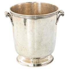 Mid-20th Century French Silver Plate Lido Cabaret Champagne Bucket, Ice Bucket