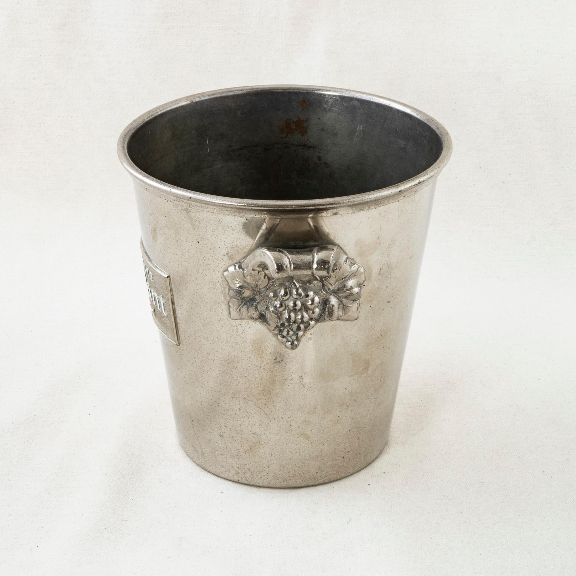 Mid-20th Century French Silver Plate Morlant Champagne Bucket  In Good Condition In Fayetteville, AR