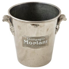 Französischer versilberter Morlant-Champagnerkübel aus der Mitte des 20. Jahrhunderts 