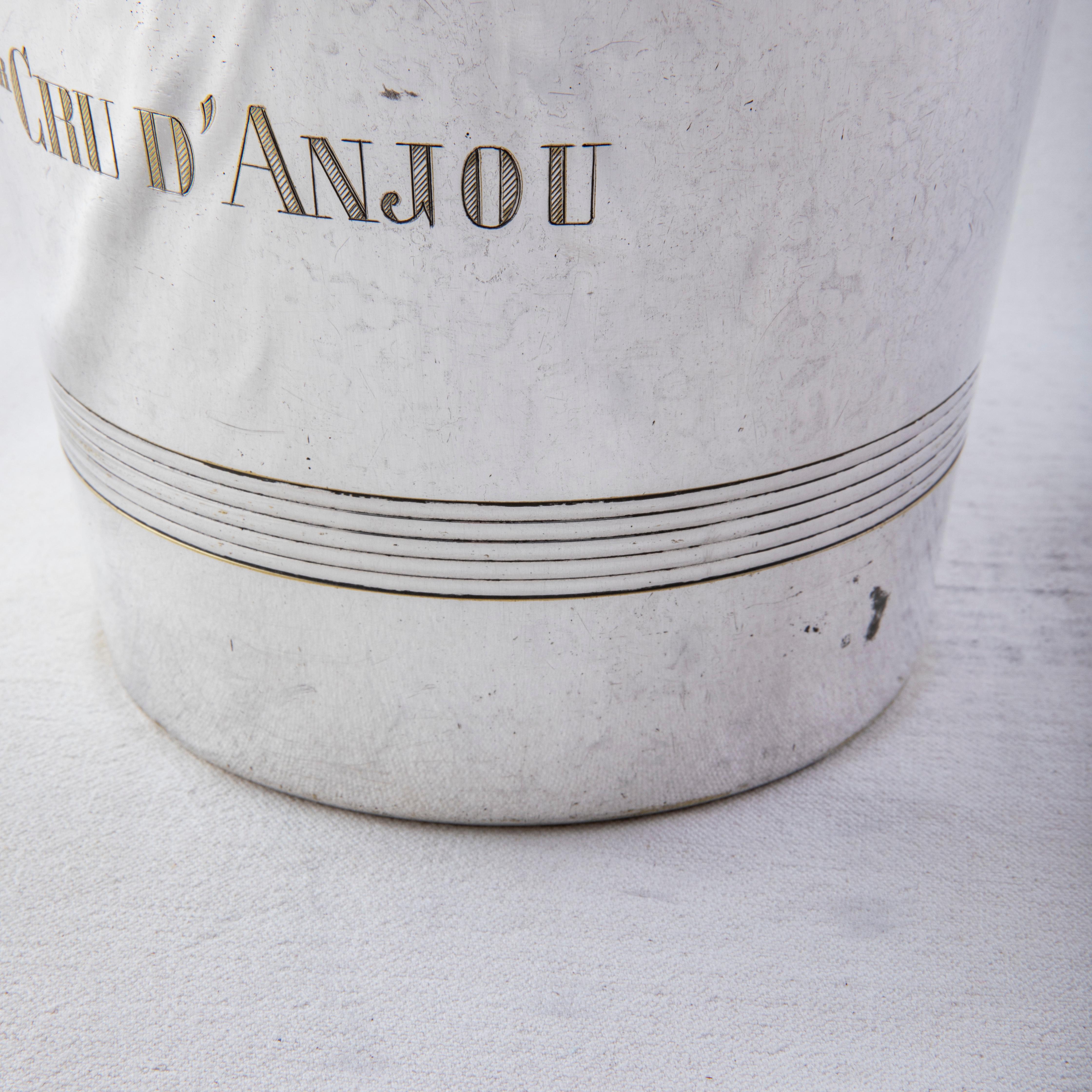 Mid-20th Century French Silver Plate Wine Chiller, Champagne Bucket, Premier Cru 10