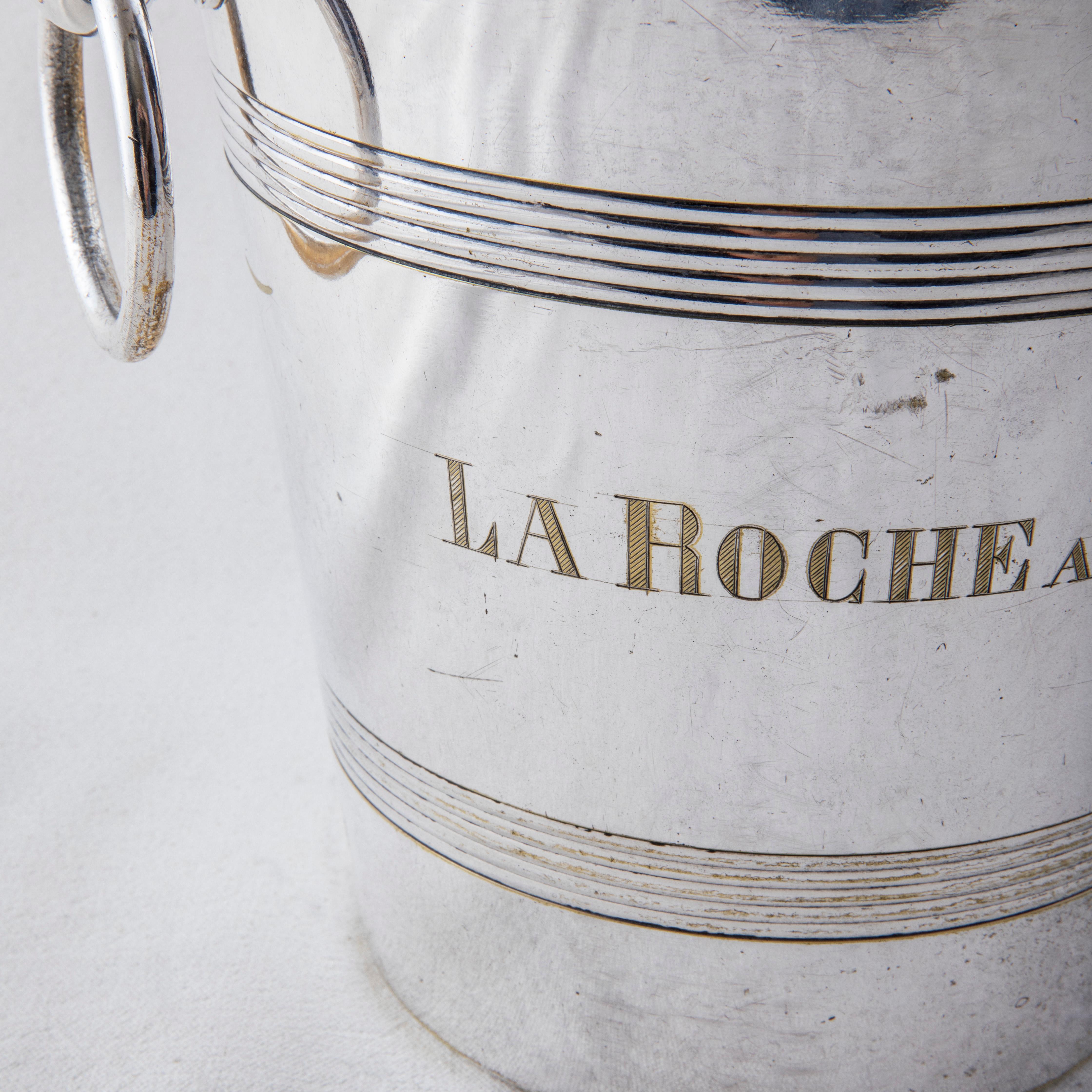 Mid-20th Century French Silver Plate Wine Chiller, Champagne Bucket, Premier Cru 5
