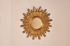Mid-20th Century French Sunburst Mirror