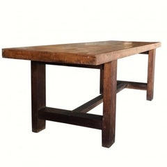 20th Century French Dining Table, Walnut Conference Table